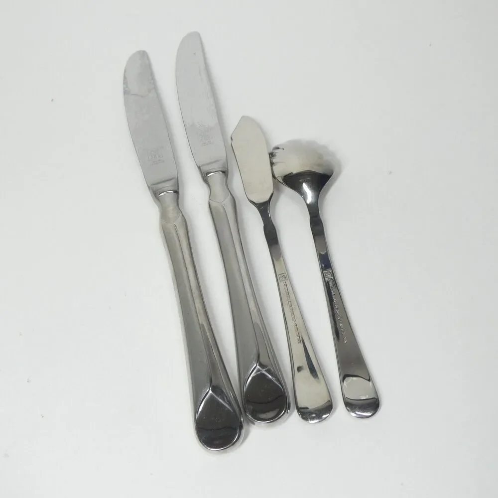 JA Henckels Provence Zwilling 4pc Flatware Lot Sugar Spoon Butter Server Knives